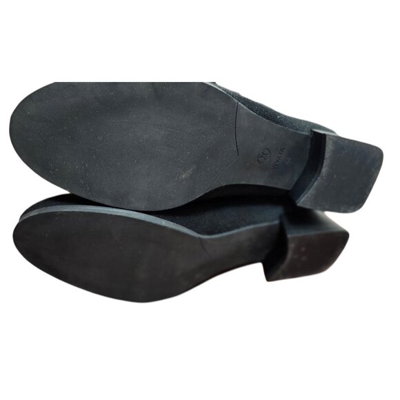 Vivaia Round-Toe Over-the-Knee Boots Black Size EU 42/US 10.5 - Picture 14 of 16